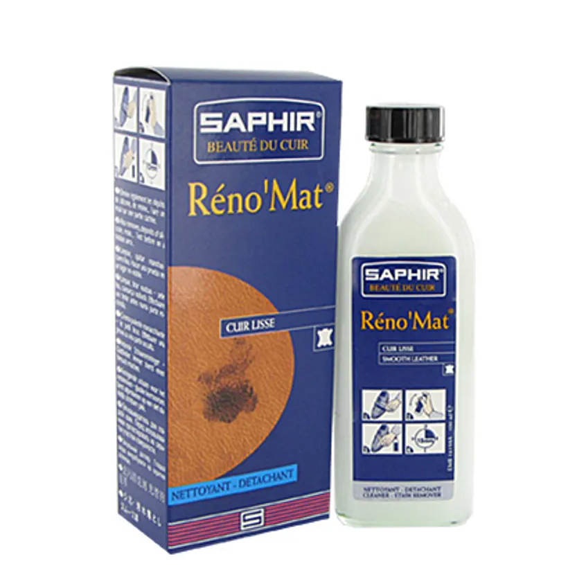Saphir Reno Mat (rengöring för läder) från franska Saphir (bild för) Saphir Reno Mat (rengöring för läder) från franska Saphir