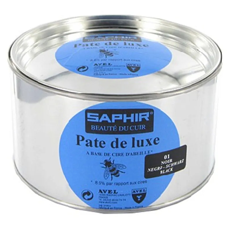 Saphir Pate de luxe (skokräm) 3 olika färger (500 ml) (bild för) Saphir Pate de luxe (skokräm) 3 olika färger (500 ml)